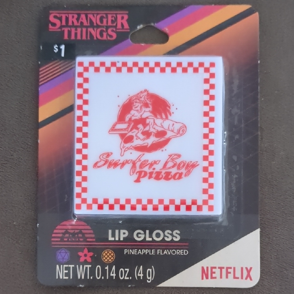 Stranger Things Surfer Boy Pizza Lip Gloss